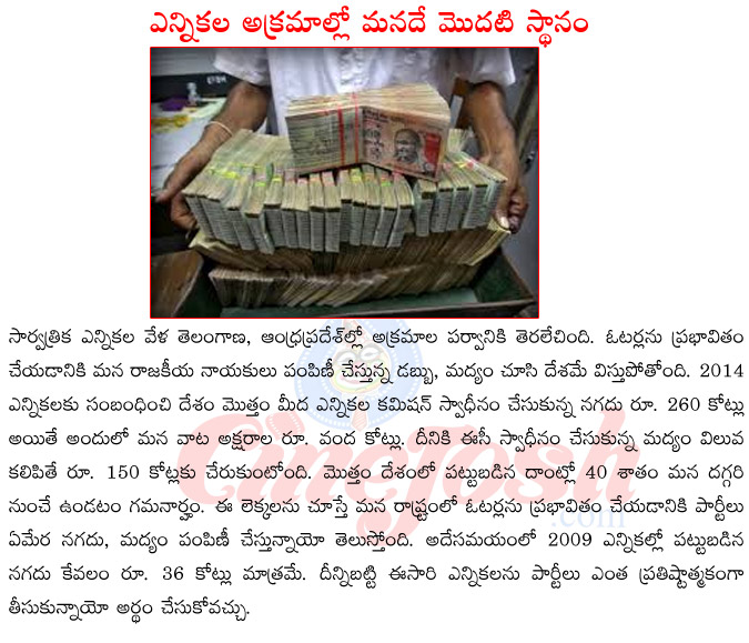 2014 elections,election commission,andhra pradesh,money distributed for votes,voters,ap parties,2009 elections  2014 elections, election commission, andhra pradesh, money distributed for votes, voters, ap parties, 2009 elections